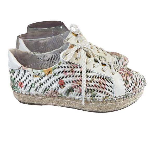 Vince Camuto Joellan Floral Sneakers Size 8 - Picture 4 of 11